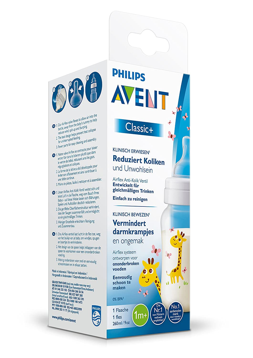 Philips Avent Classic+ Biberon + Tétine 260ml