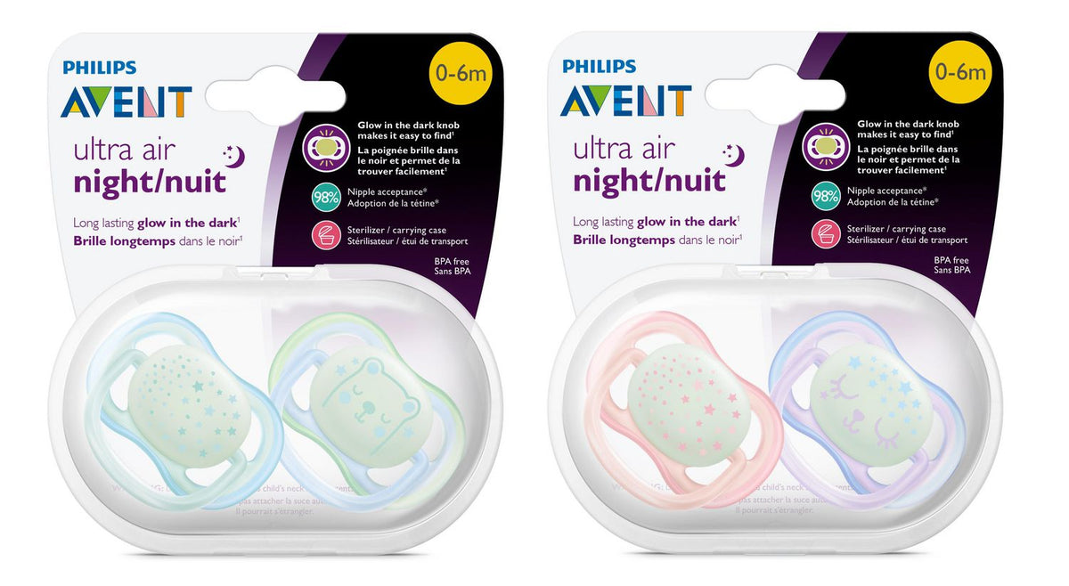 Chupetes Philips Avent Ultra Air X2 0-6 M Bebes 08512