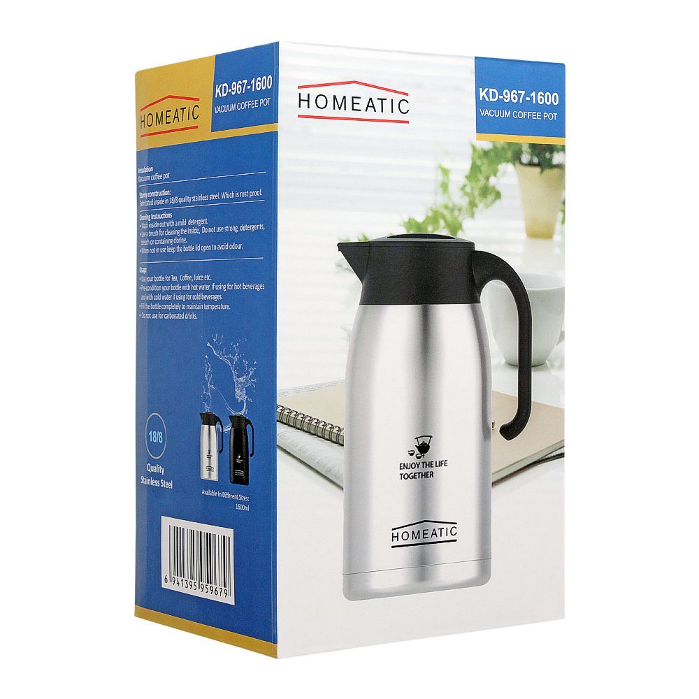 Thermos 4019.205.100 Vacuum Flask 1 Litre Light and Compact – Matte  Stainless Steel