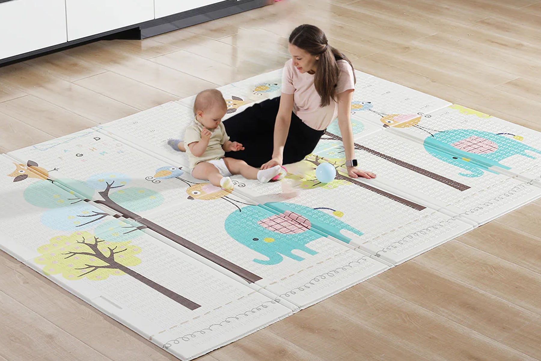 BABY SOFT FLOOR MAT FOLDABLE WITH BAG
