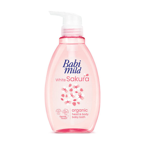 BABI MILD BABY BATH WHITE SAKURA 380 ML