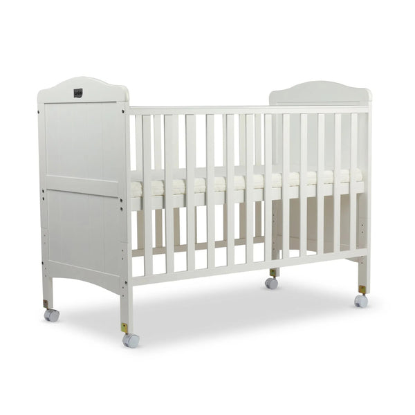 BABY WOODEN COT WHITE