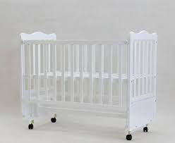 BABY WOODEN COT WHITE