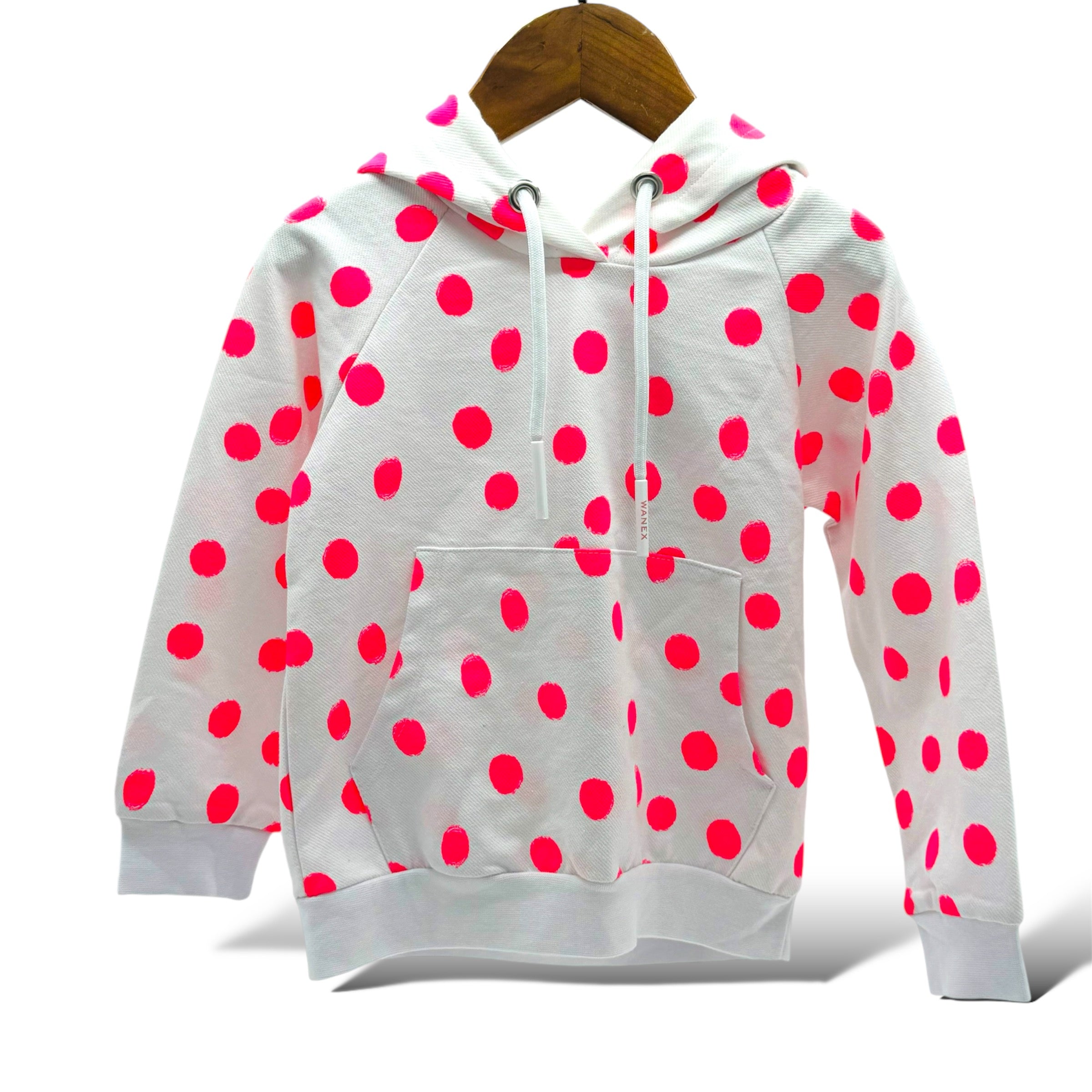 GIRL HOODIE DOTTED