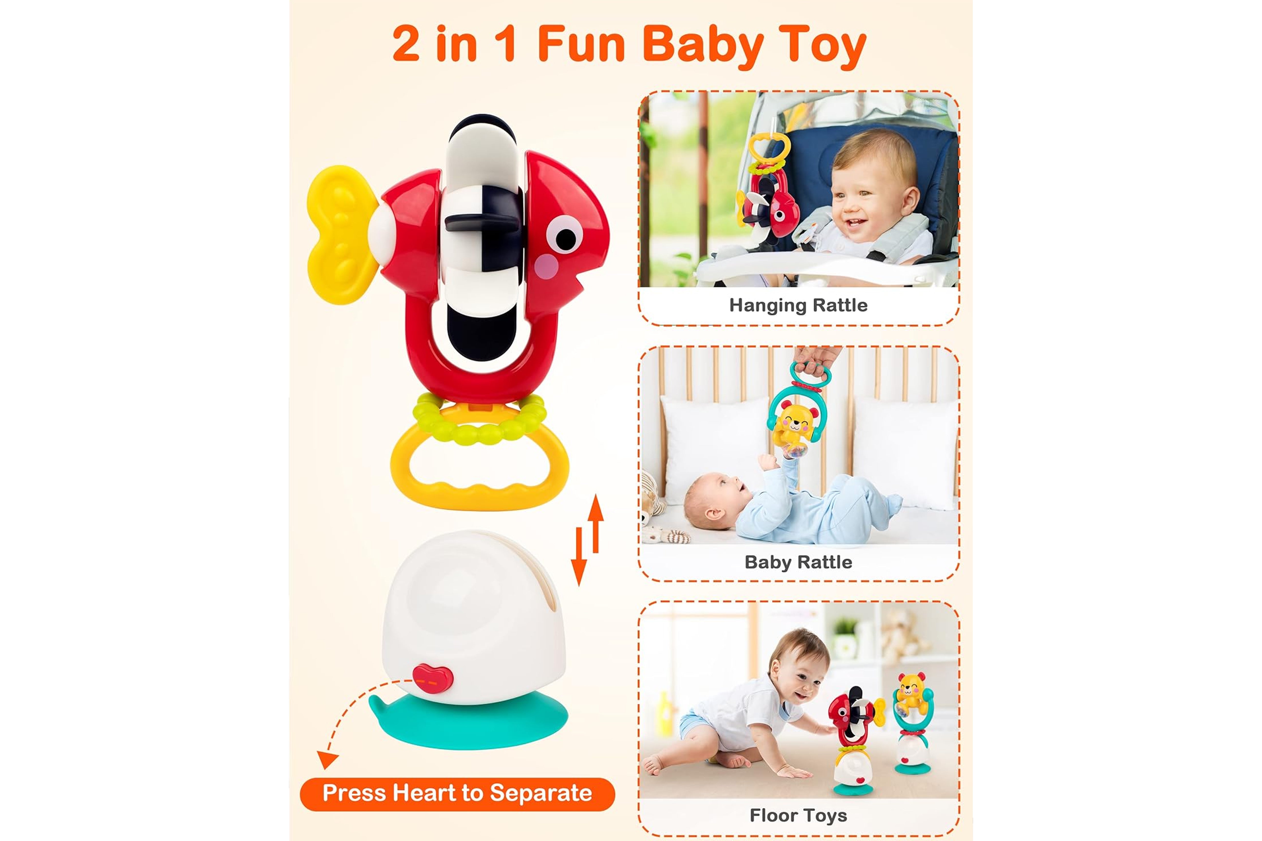 BABY ACTIVITY SUCTION TOY - 30212