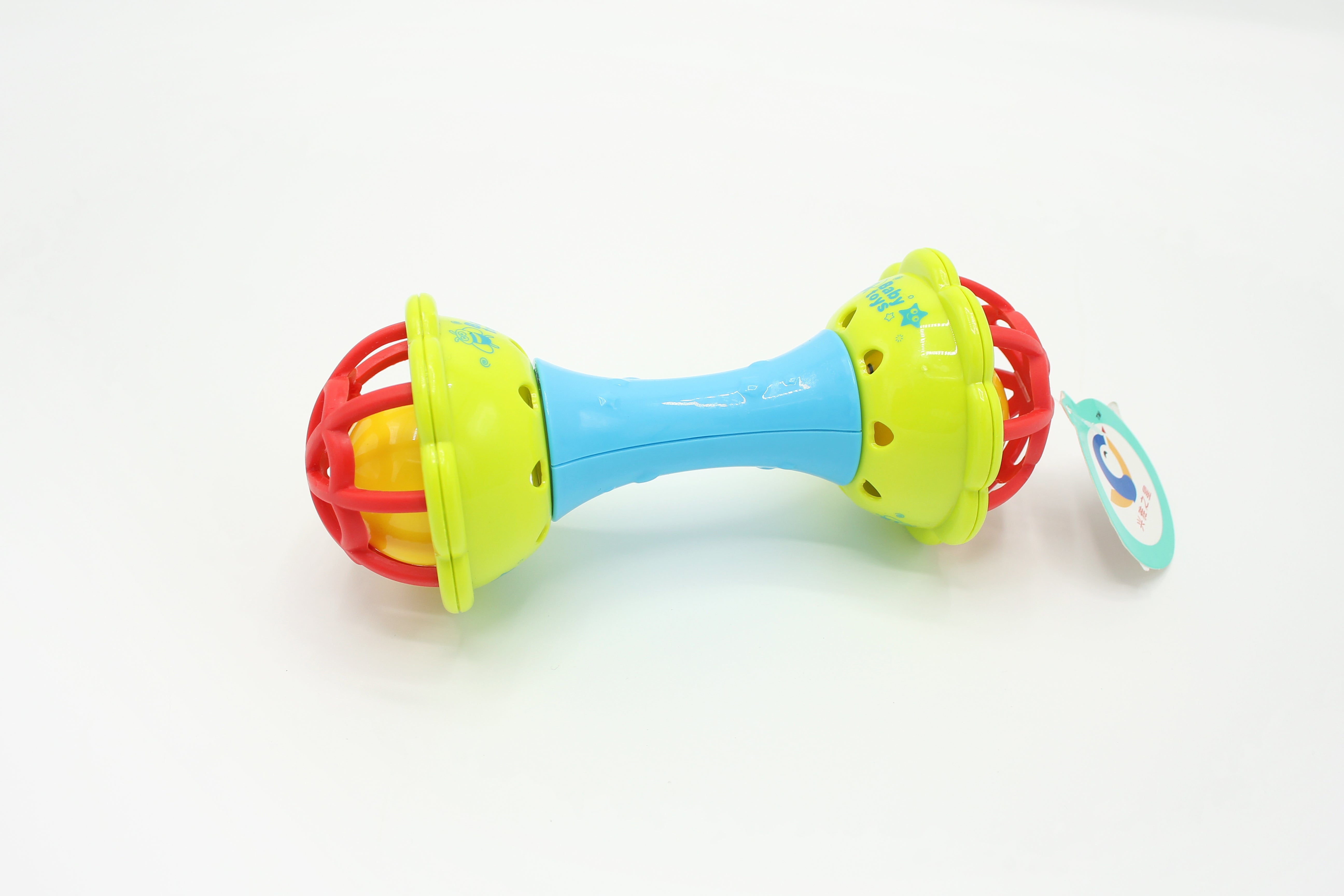 BABY HAND RATTLE DUMBBELL - 30214