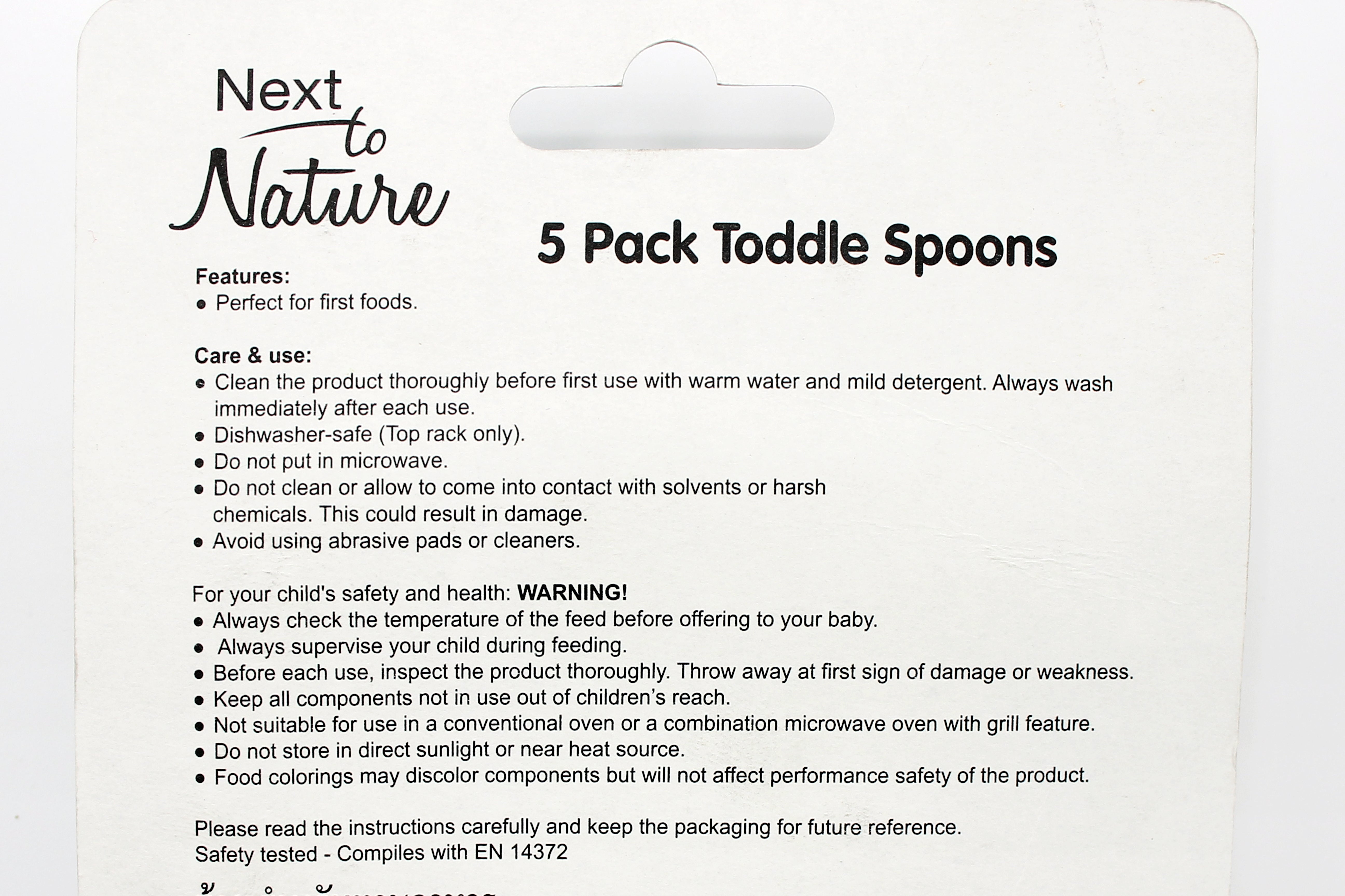 BABY TODDLE SPOON PACK 5 - 30328