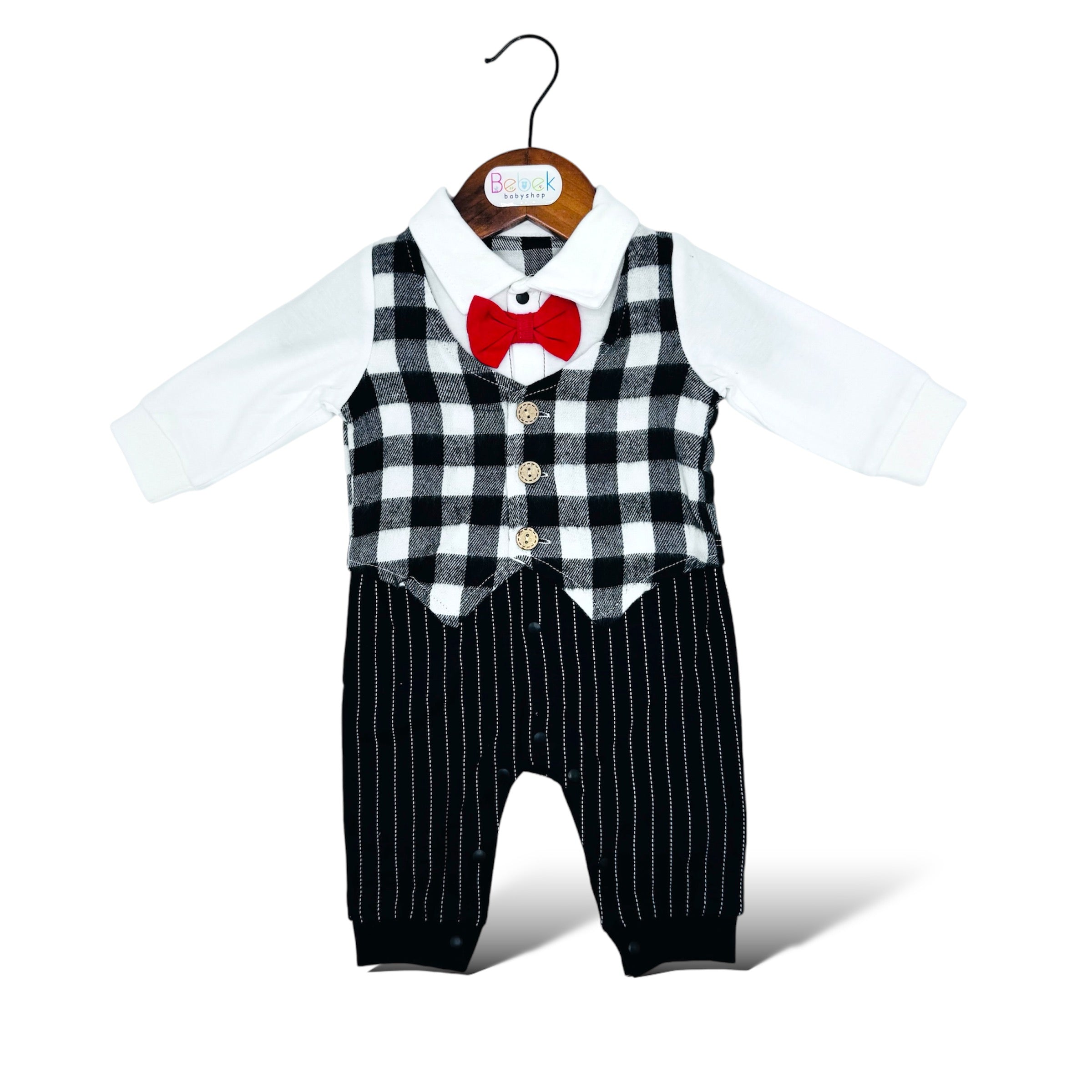 BABY BOY FORMAL ROMPER