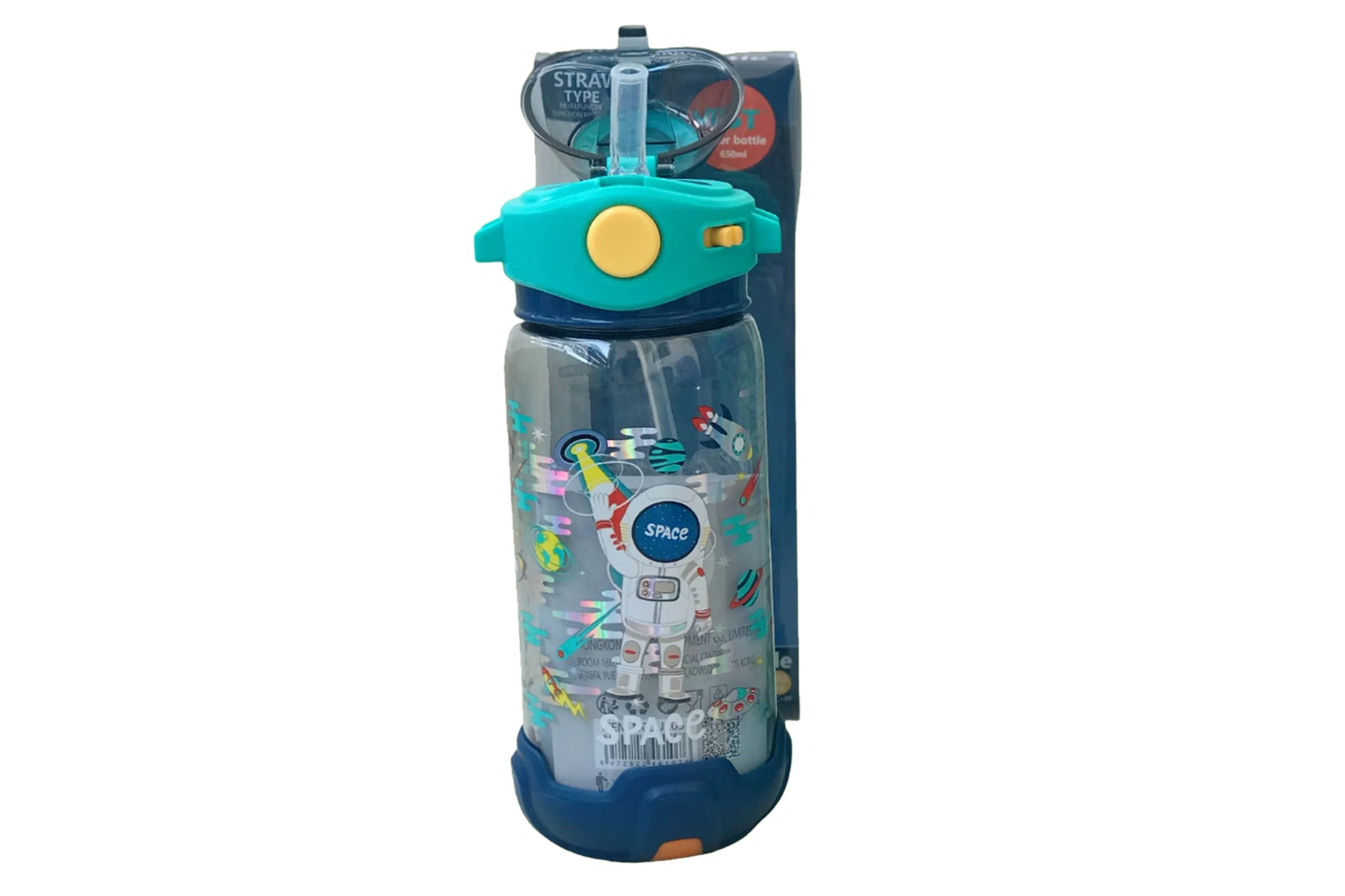Trendy Push Button Character Water Bottle - 30572