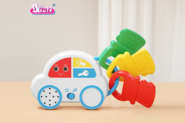 MUSICAL CAR WITH TEETHER - 31061