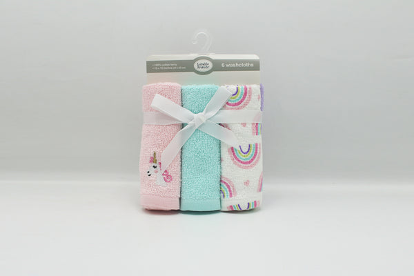 BABY WASHCLOTH PACK 6 - 31111