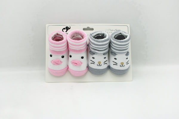 BABY SOCKS BOOTIES PACK 2 : 31114