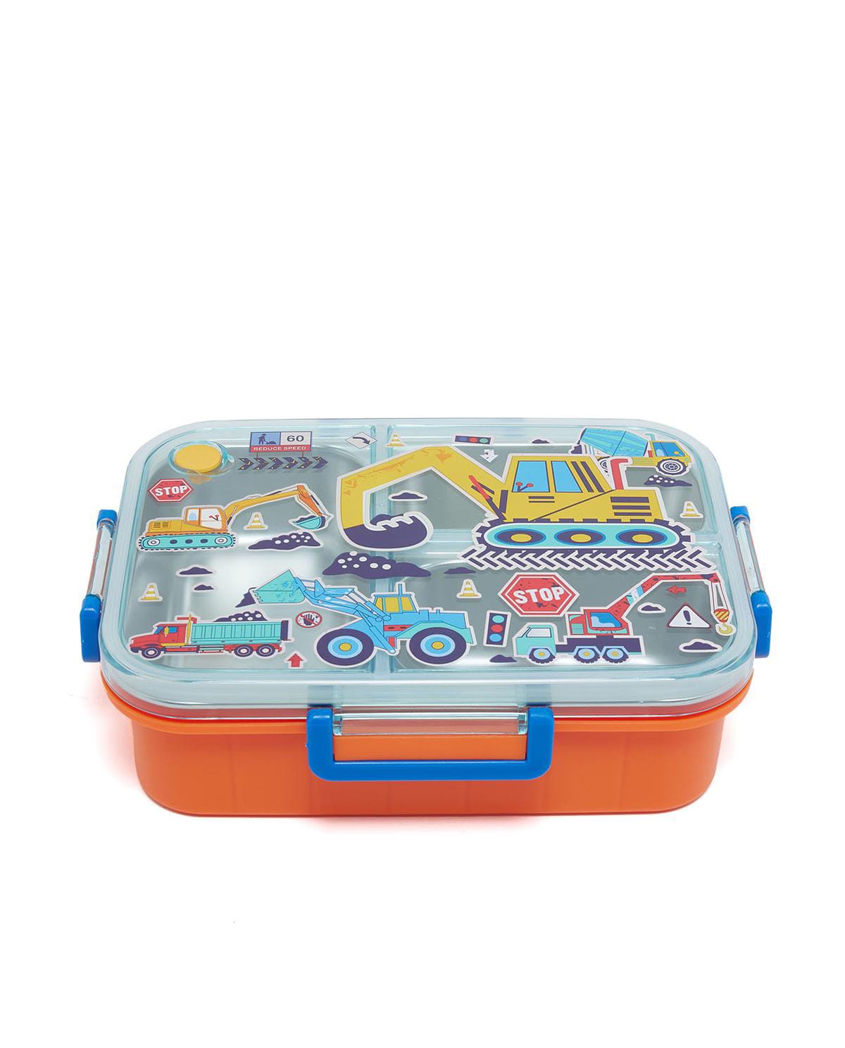 KIDS CONSTRUCTION VEHICLES BENTO LUNCH BOX