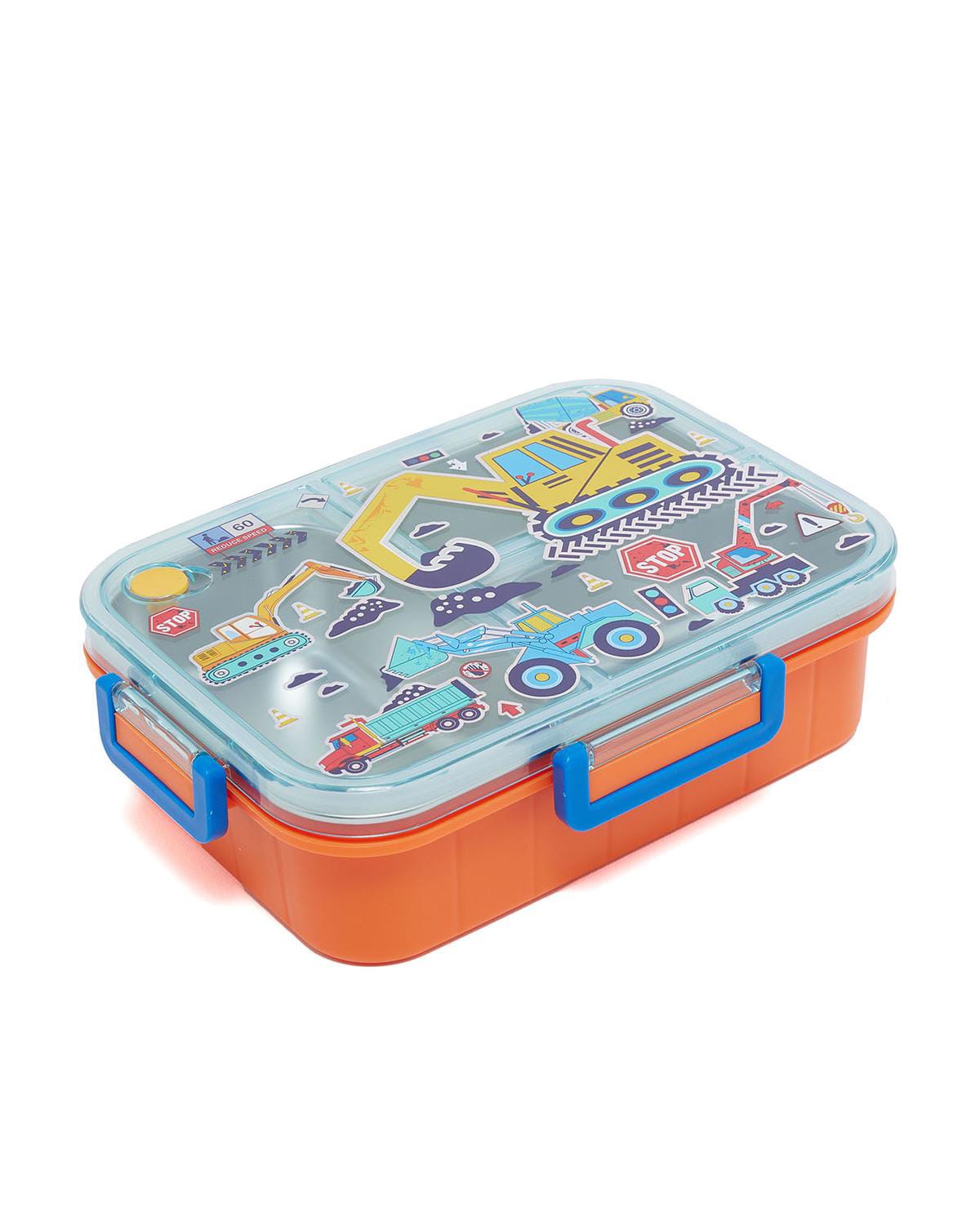 KIDS CONSTRUCTION VEHICLES BENTO LUNCH BOX