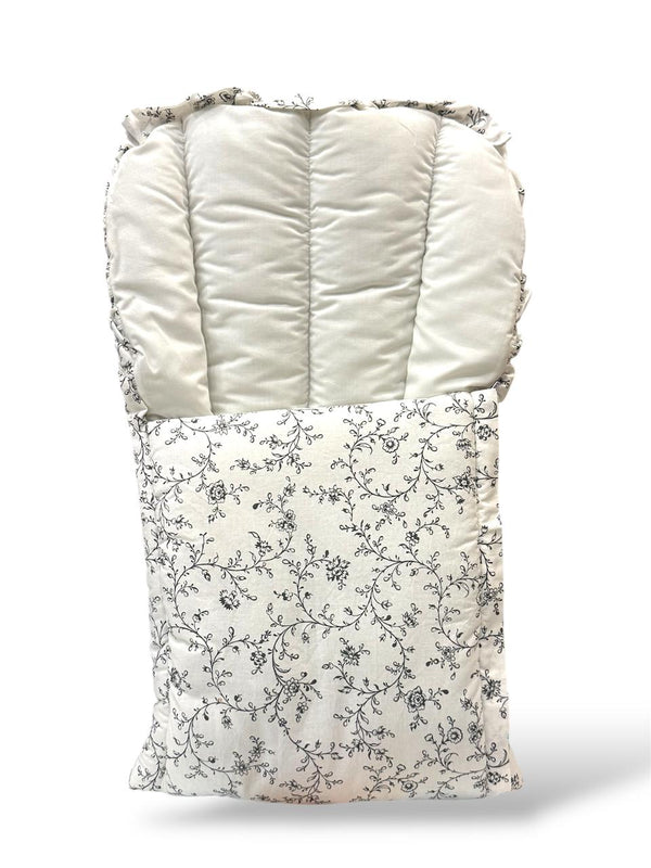 BABY COZY CARRY NEST W FLORAL DETAILS