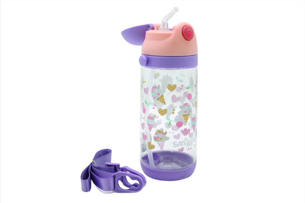 PLASTIC DRINKING BOTTLE W STRAW - 31866