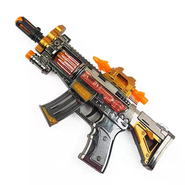 KIDS GUN W LIGHT AND MUSIC - 31919