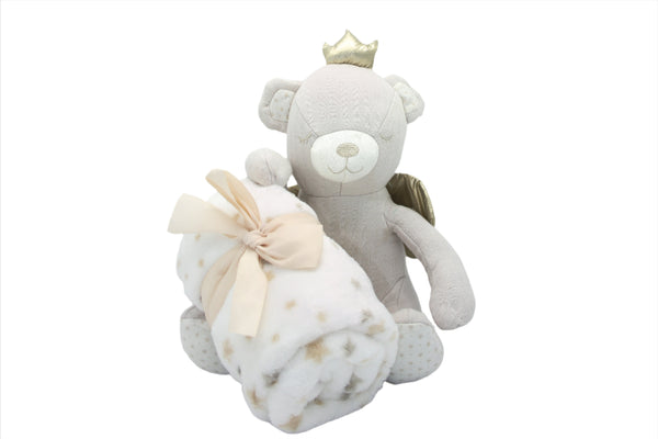 BABY SOFT BLANKET W TOY