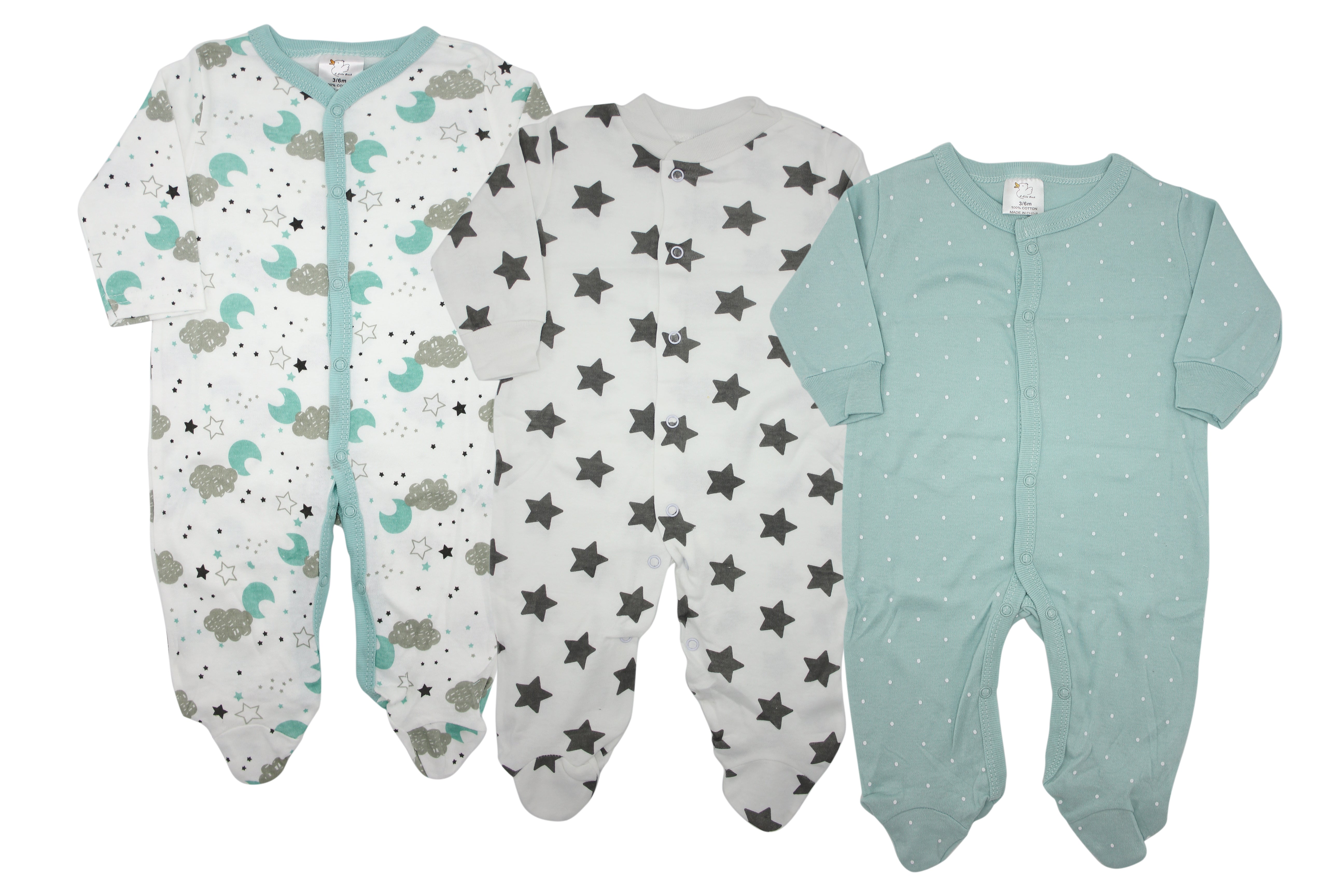 BABY GIRL ROMPERS PACK 3 - 31943