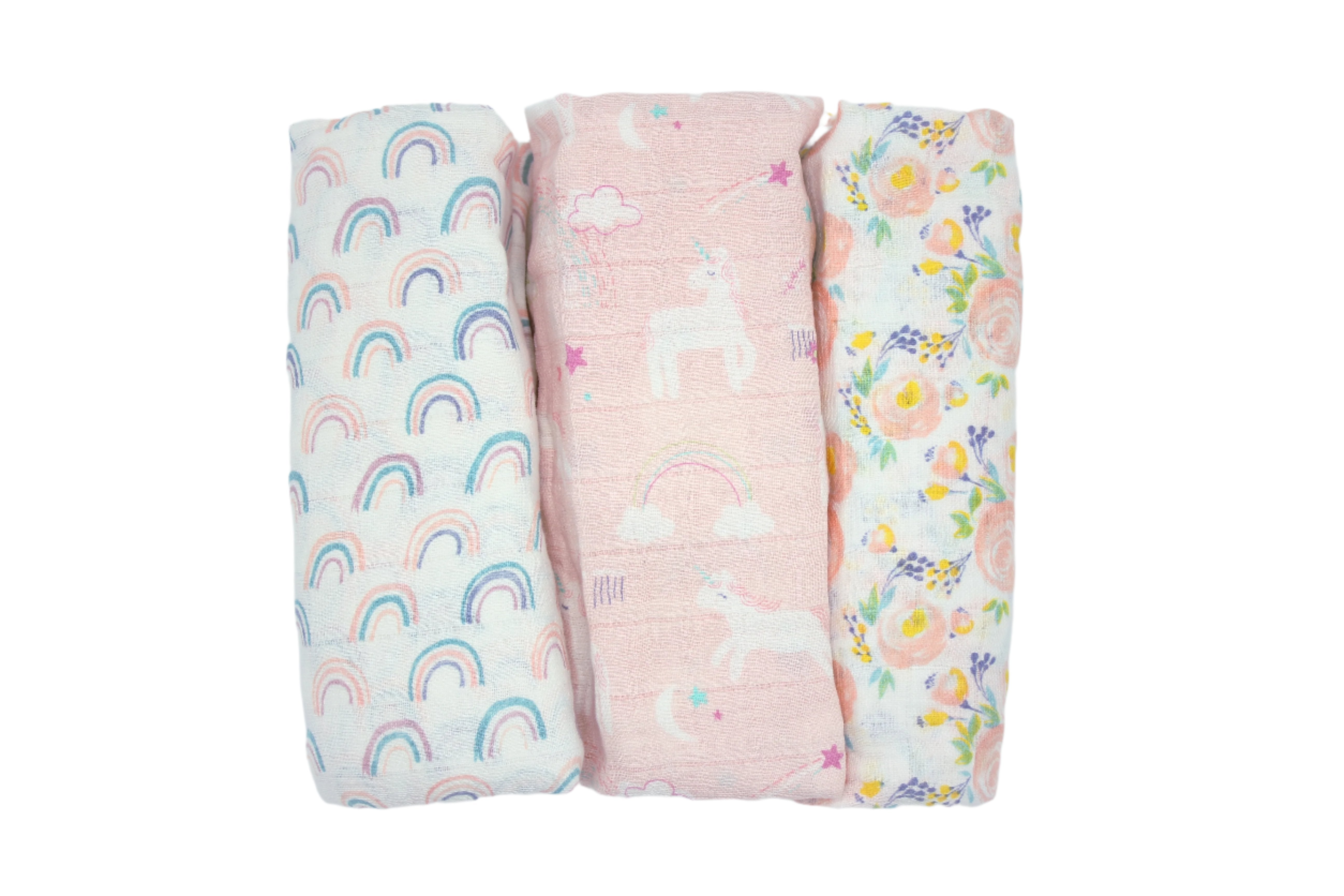 BABY MUSLIN WRAPPING SHEETS PACK 3 - 31959