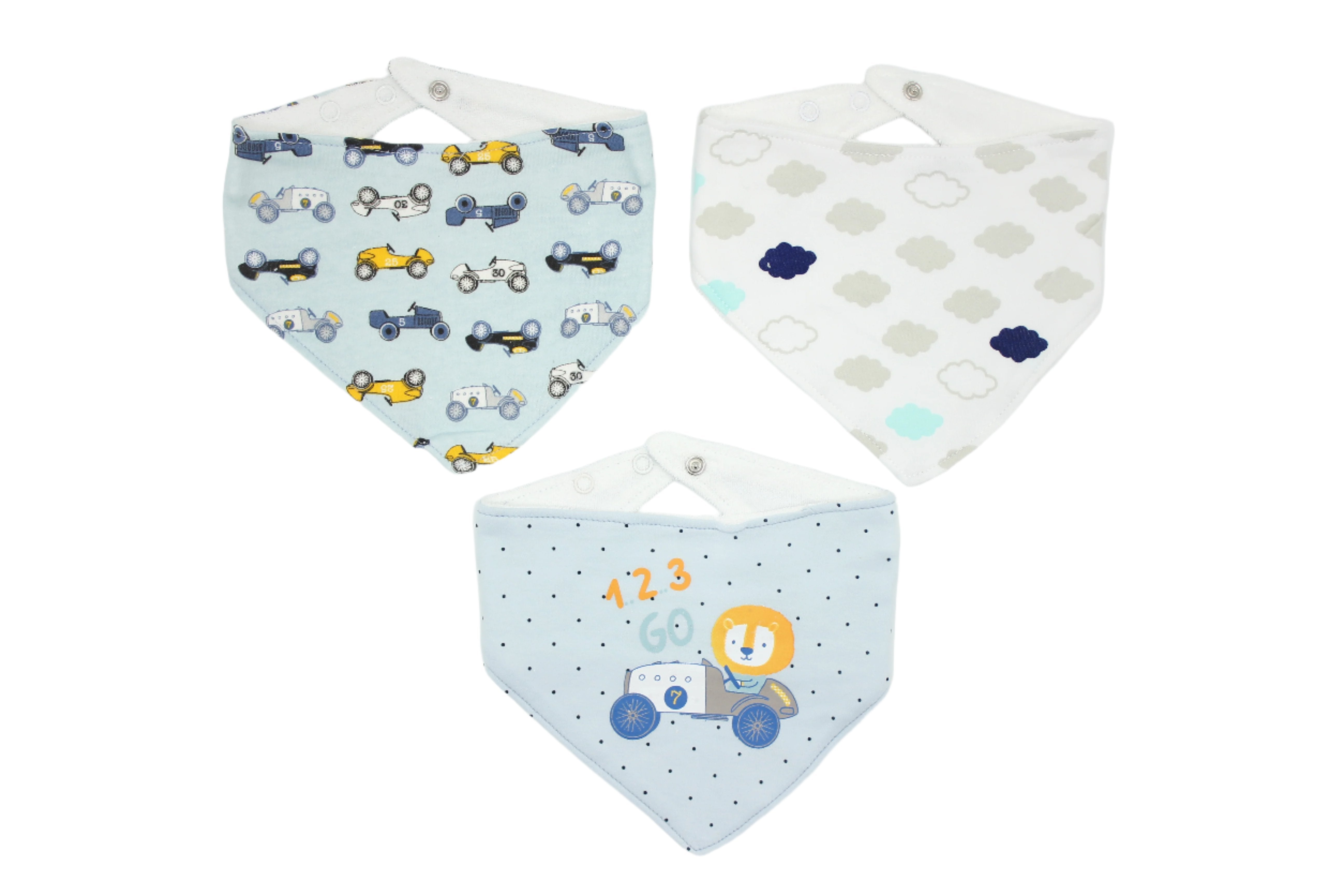 BABY BANDANA BIBS PACK 3 - 31960