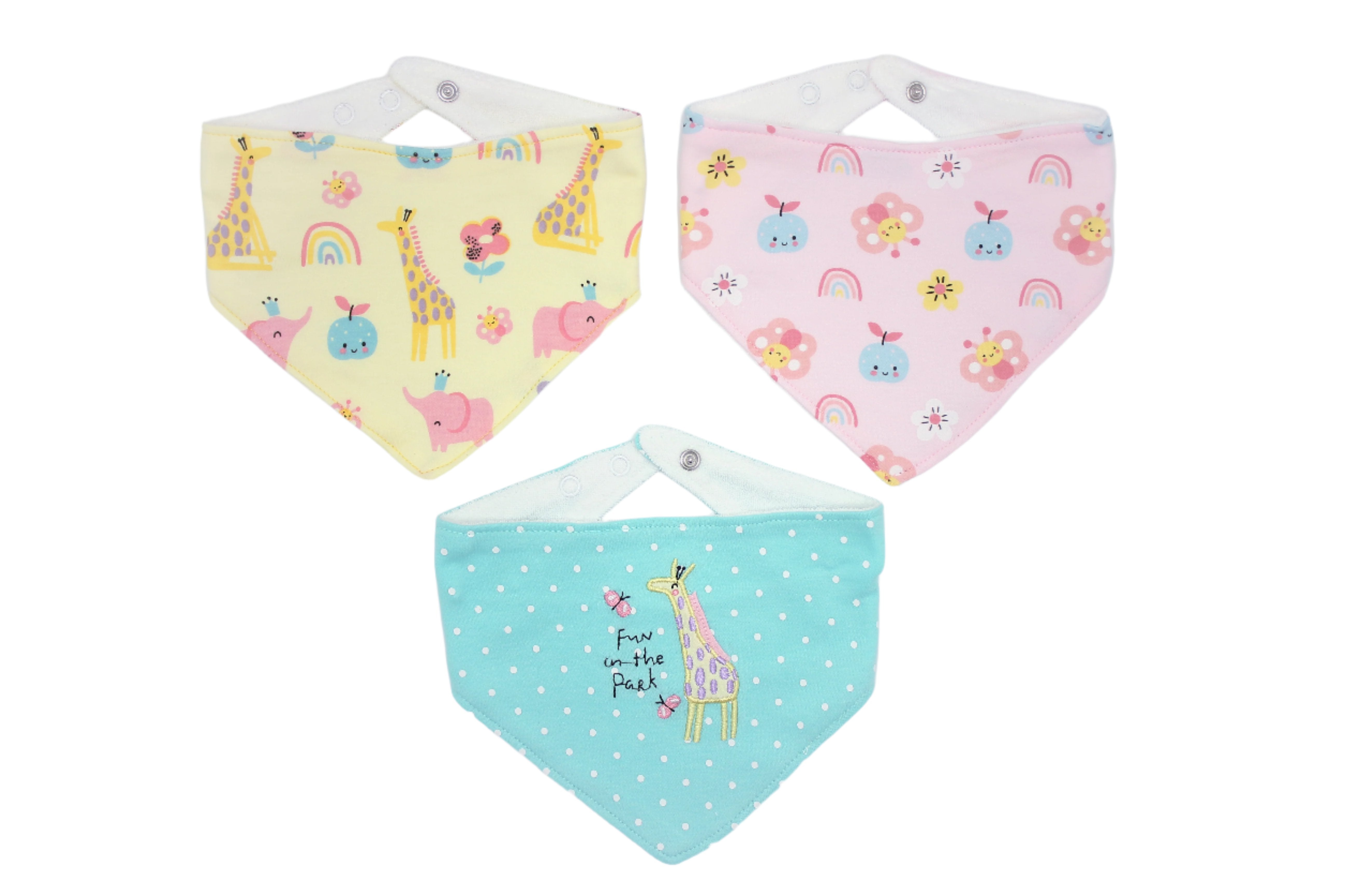 BABY BANDANA BIBS PACK 3 - 31960