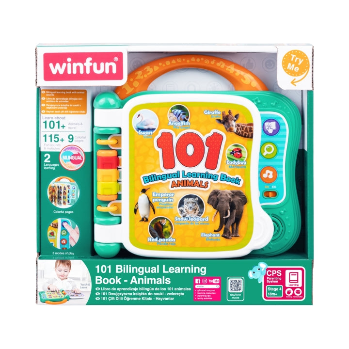 WF Bilingual Learning Book - Animals - 32103