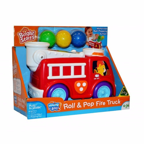 BABY ROLL & POP FIRE TRUCK - 32110