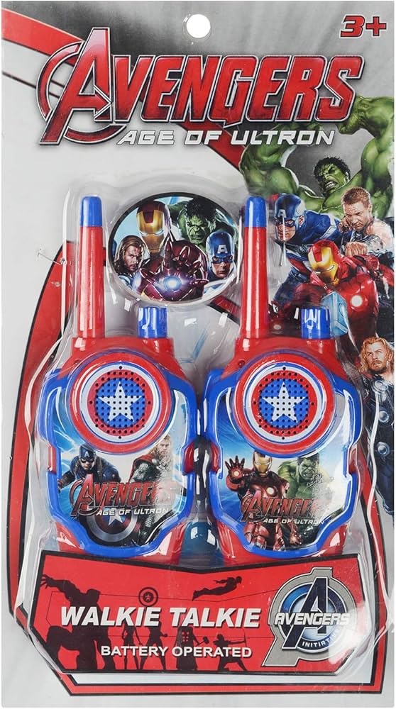 KIDS AVENGERS THEMED WALKIE TALKIE - 32165