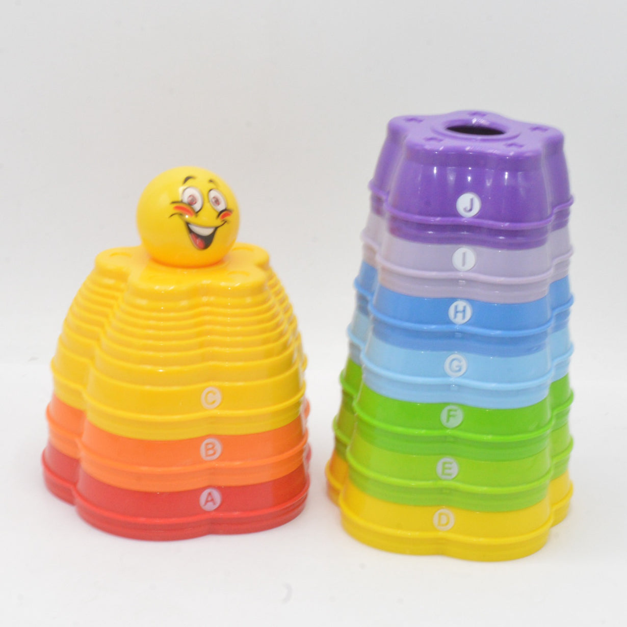 BABY MULTI COLOURED RAINBOW STACKER TOY - 32166