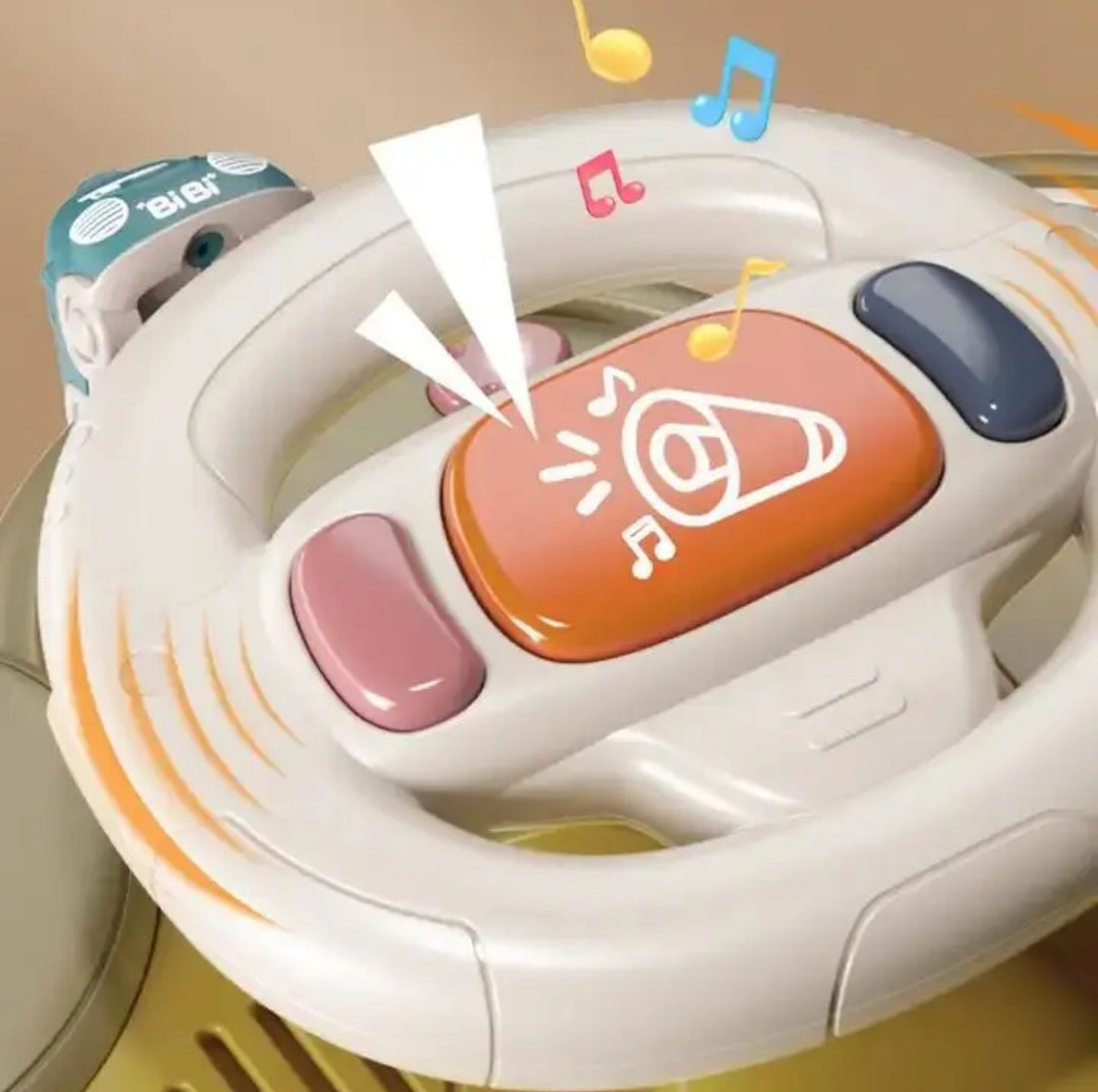 BABY MULTIFUNCTIONAL MUSICAL STEERING WHEEL