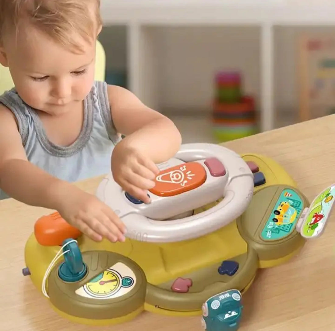 BABY MULTIFUNCTIONAL MUSICAL STEERING WHEEL