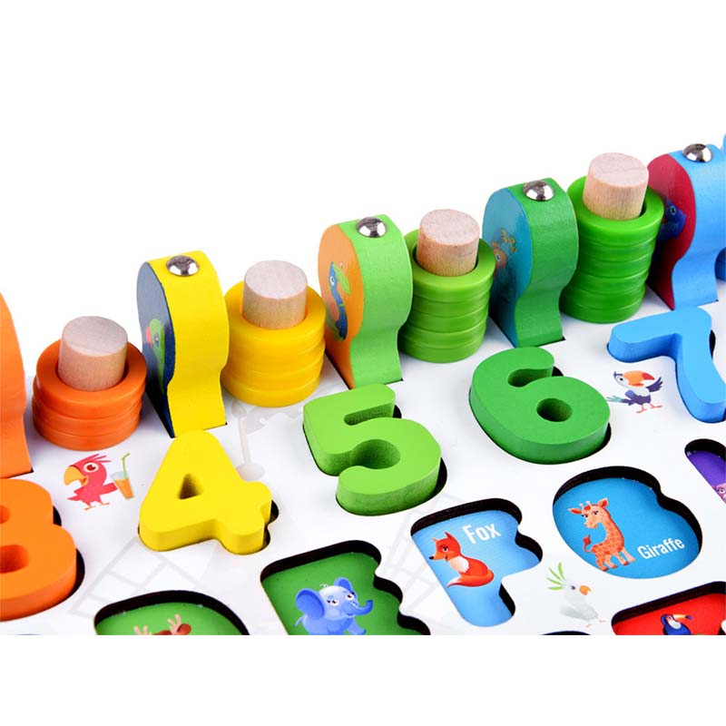 BABY PRE-SCHOOL EDUCATIONAL WOODEN BOARD - 32179