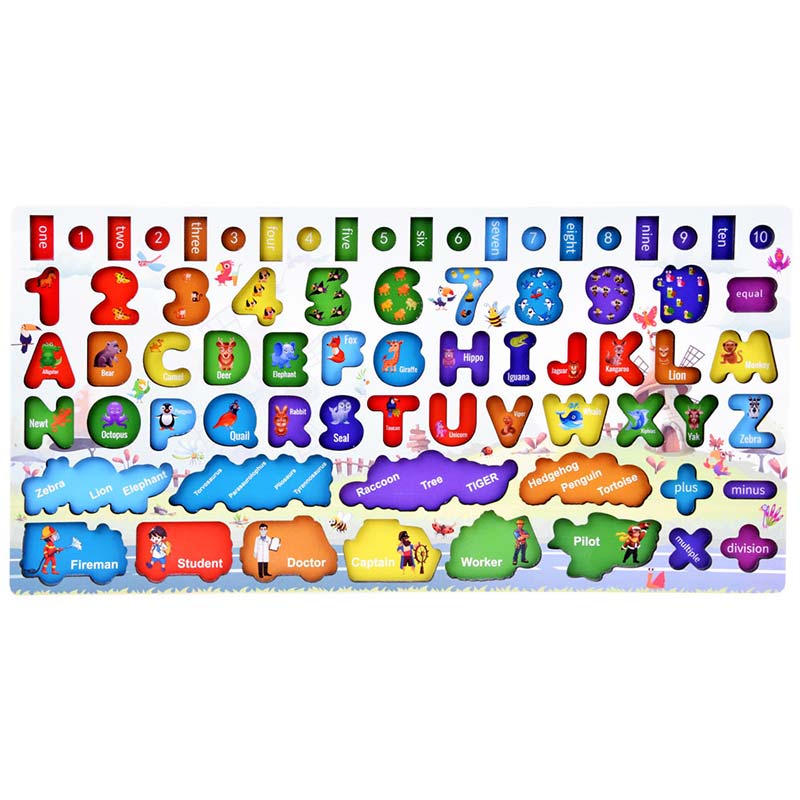 BABY PRE-SCHOOL EDUCATIONAL WOODEN BOARD - 32179