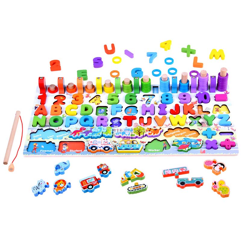 BABY PRE-SCHOOL EDUCATIONAL WOODEN BOARD - 32179