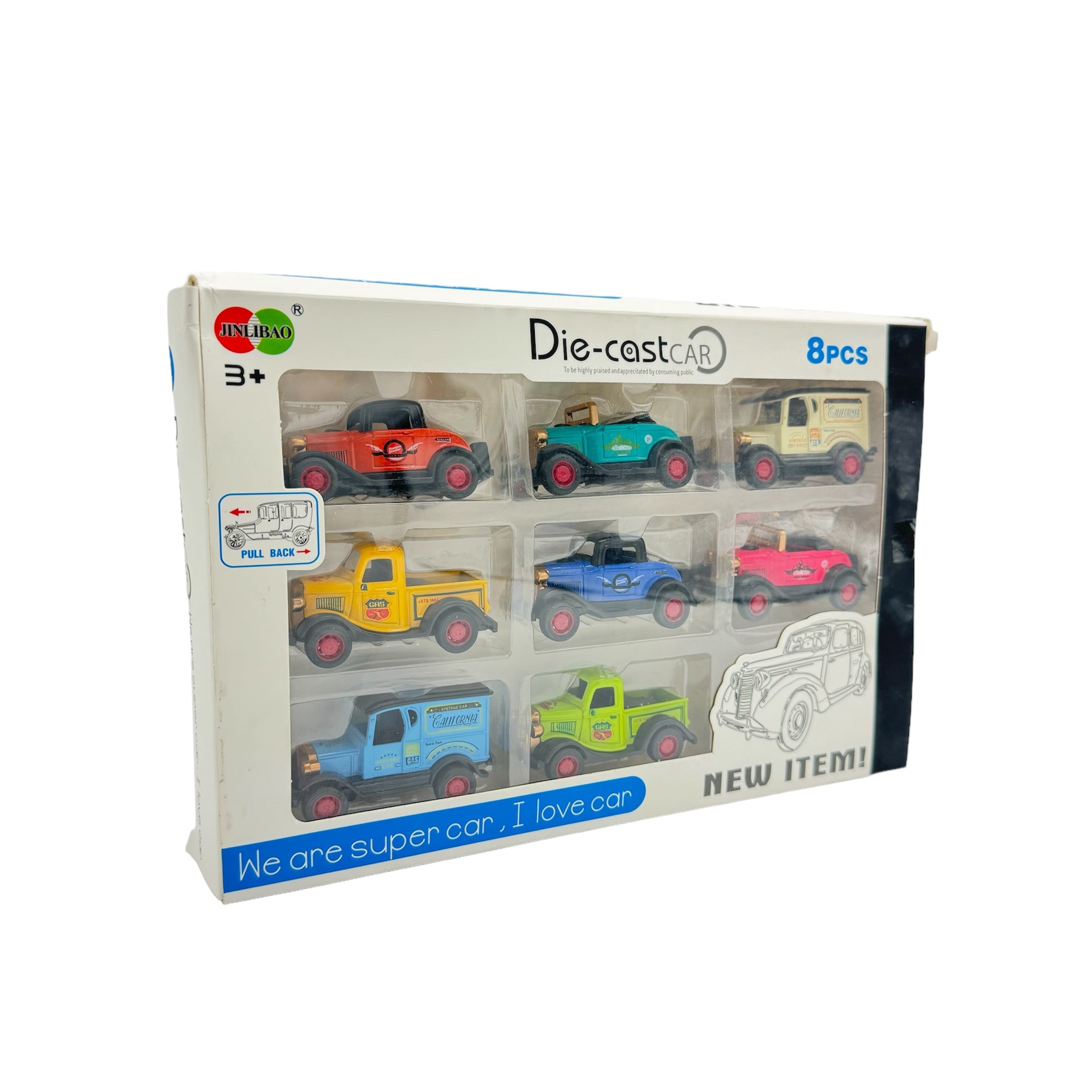 BABY MINI DINKY CARS PACK 8  - 32205