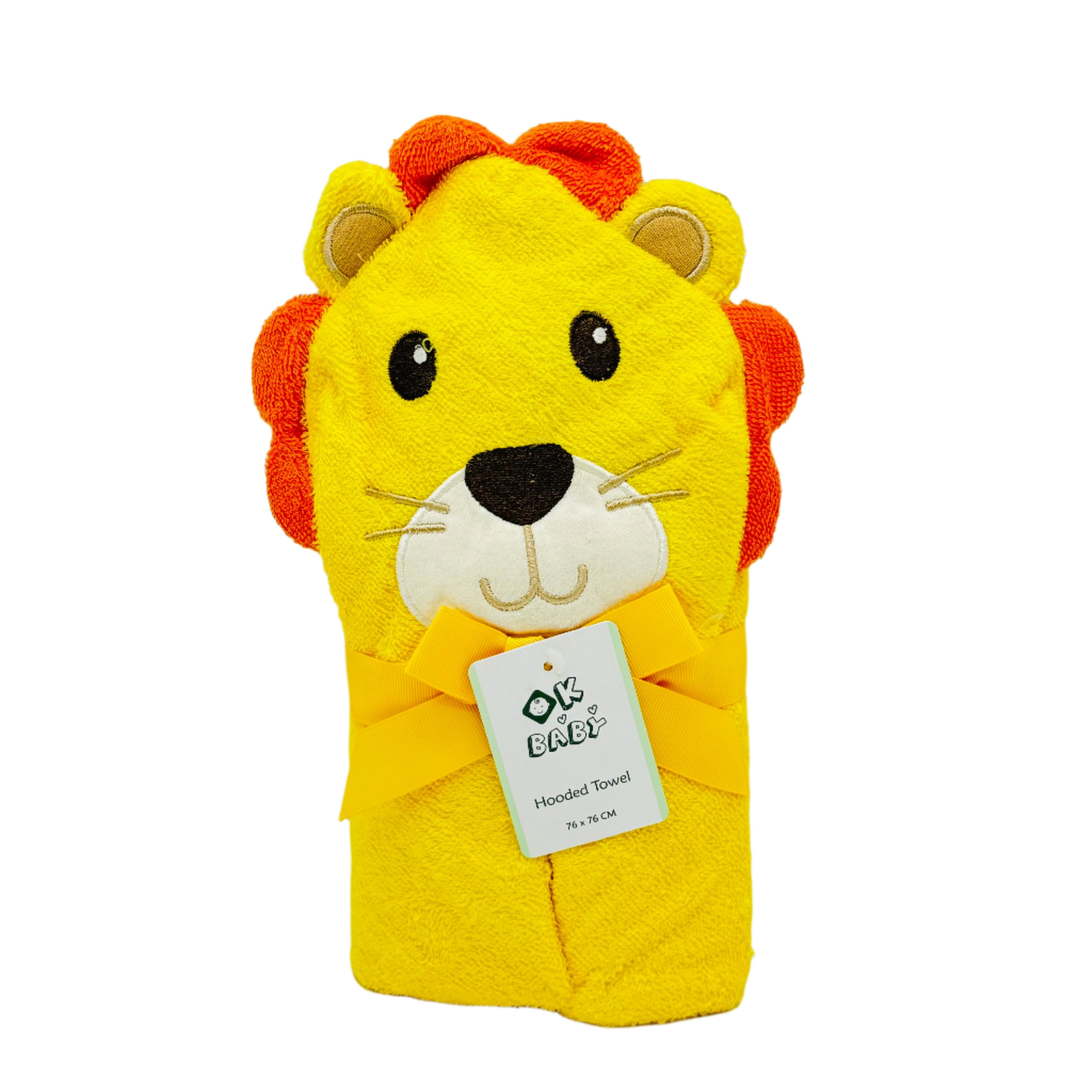 BABY LION HOODED BATH TOWEL