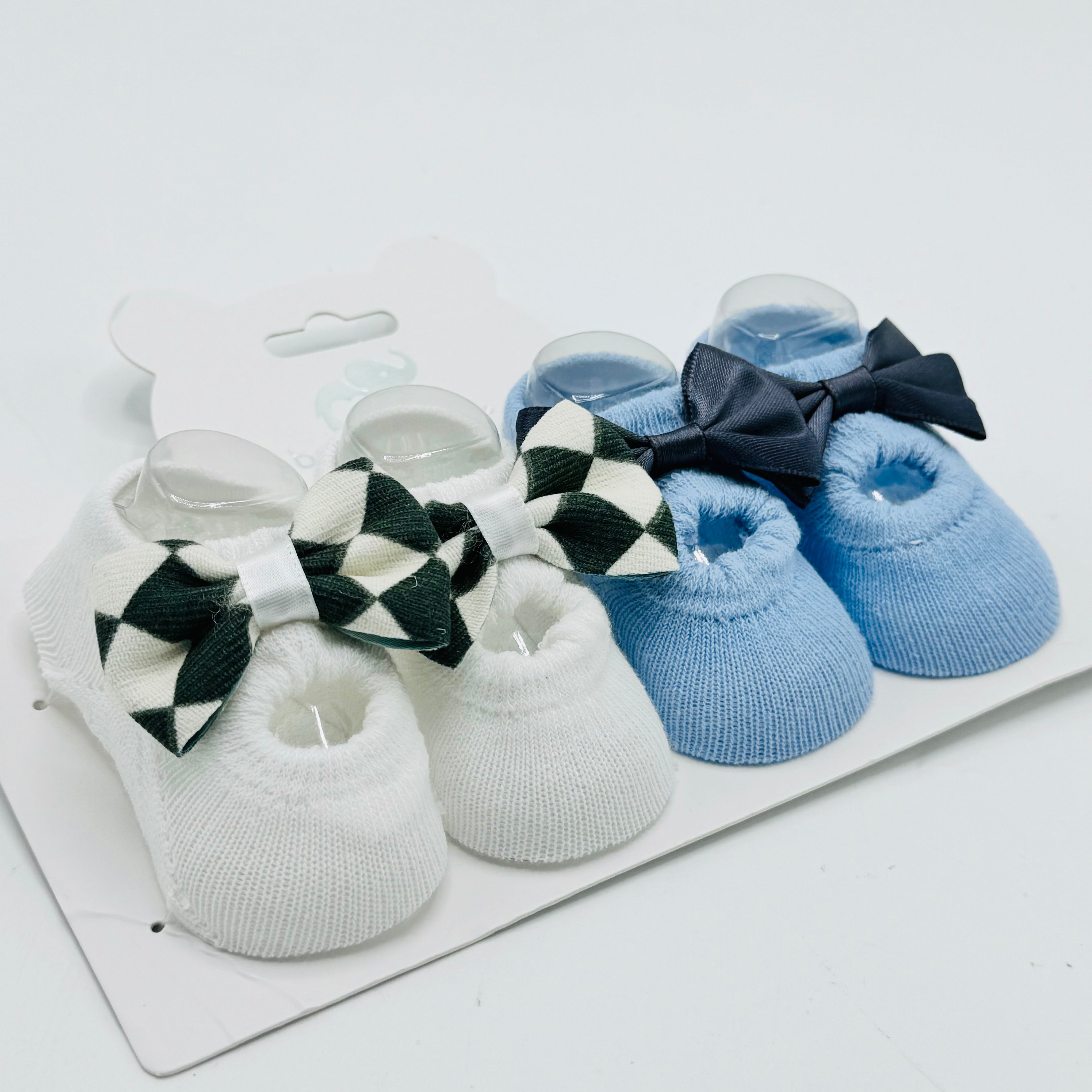 BABY FANCY SOCKS BOOTIES PACK 2