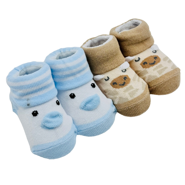 BABY SOCKS BOOTIES PACK 2