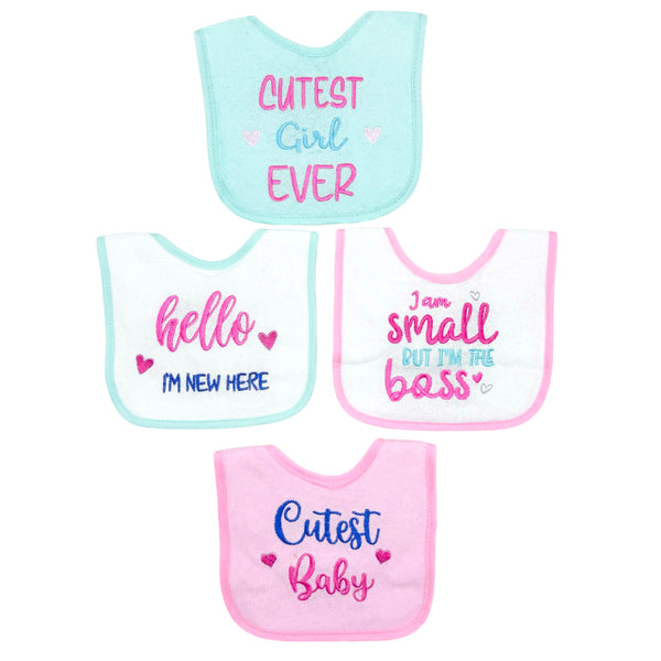 BABY BIBS PACK 4