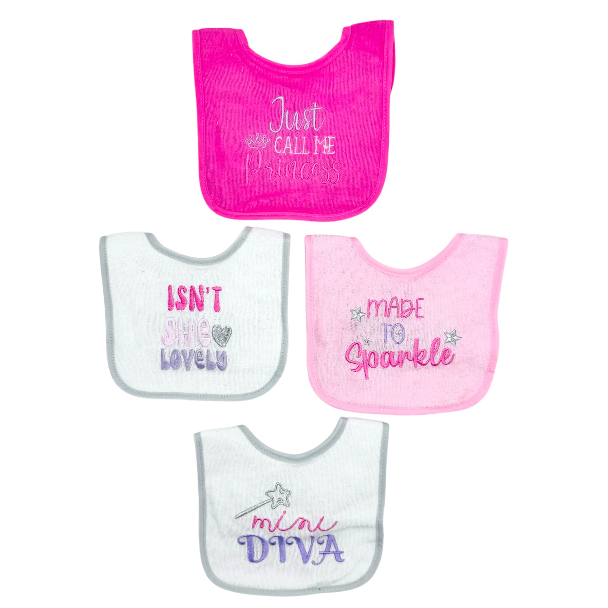 BABY BIBS PACK 4