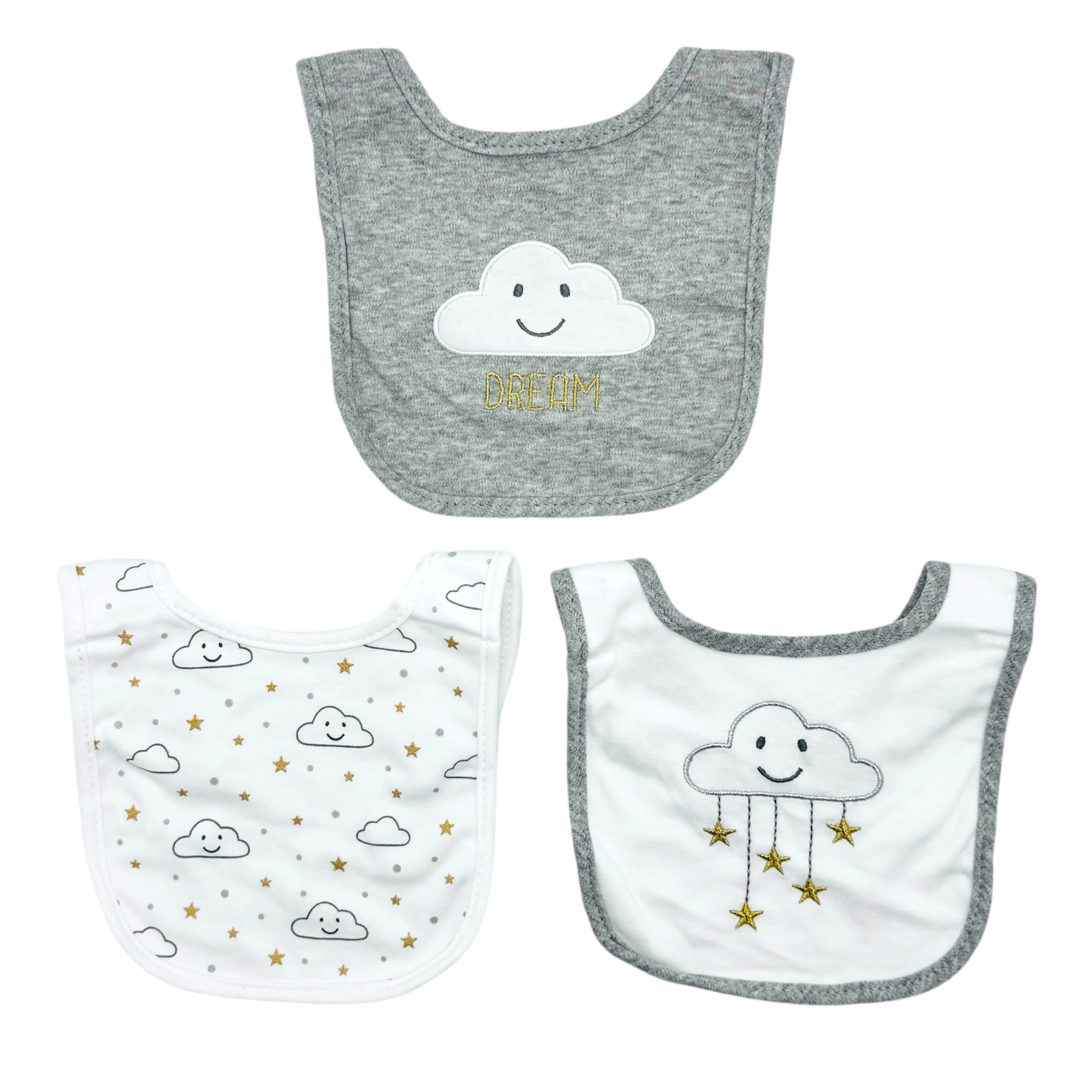 BABY DREAM BIBS PACK 3