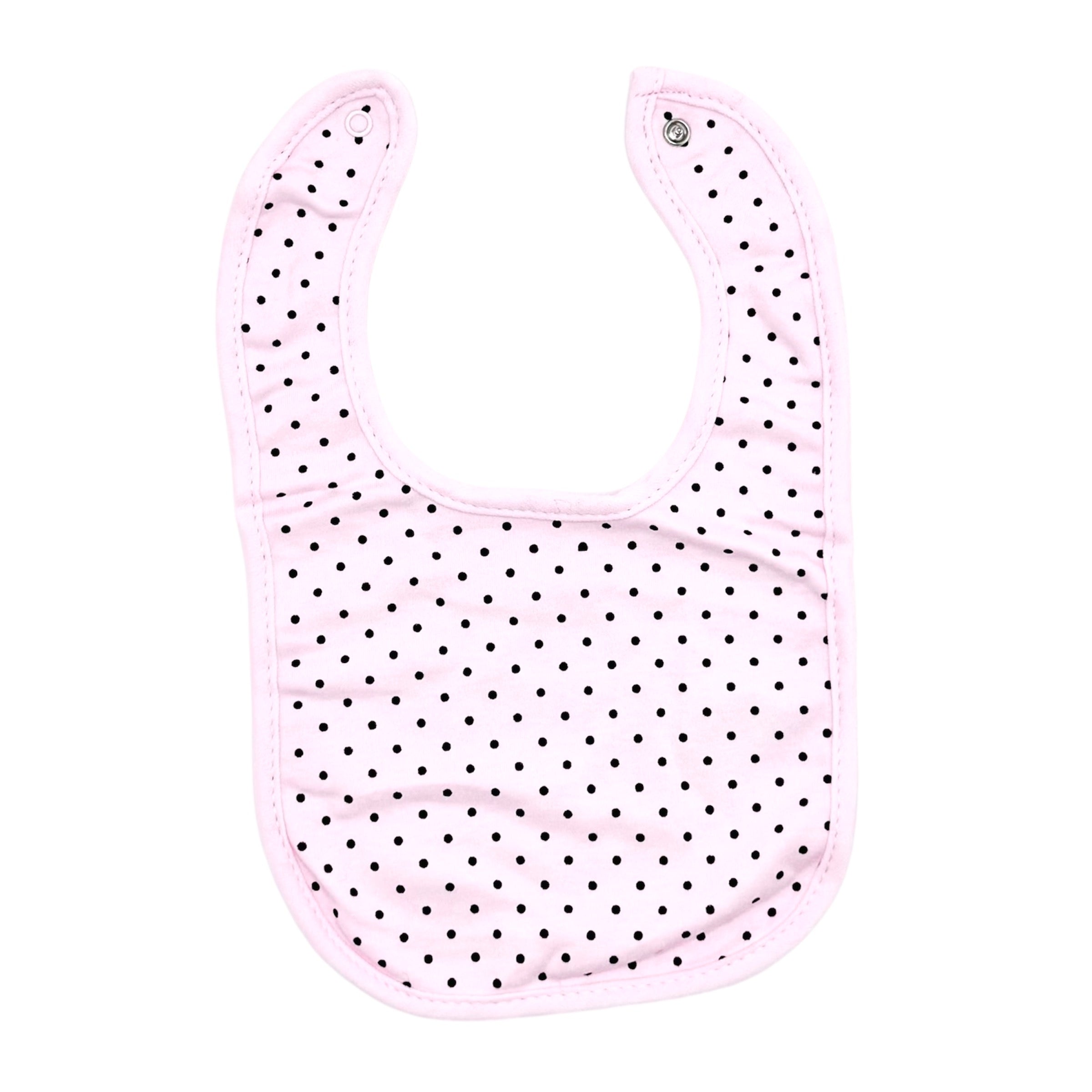 BABY HEART THEMED BIBS PACK 5