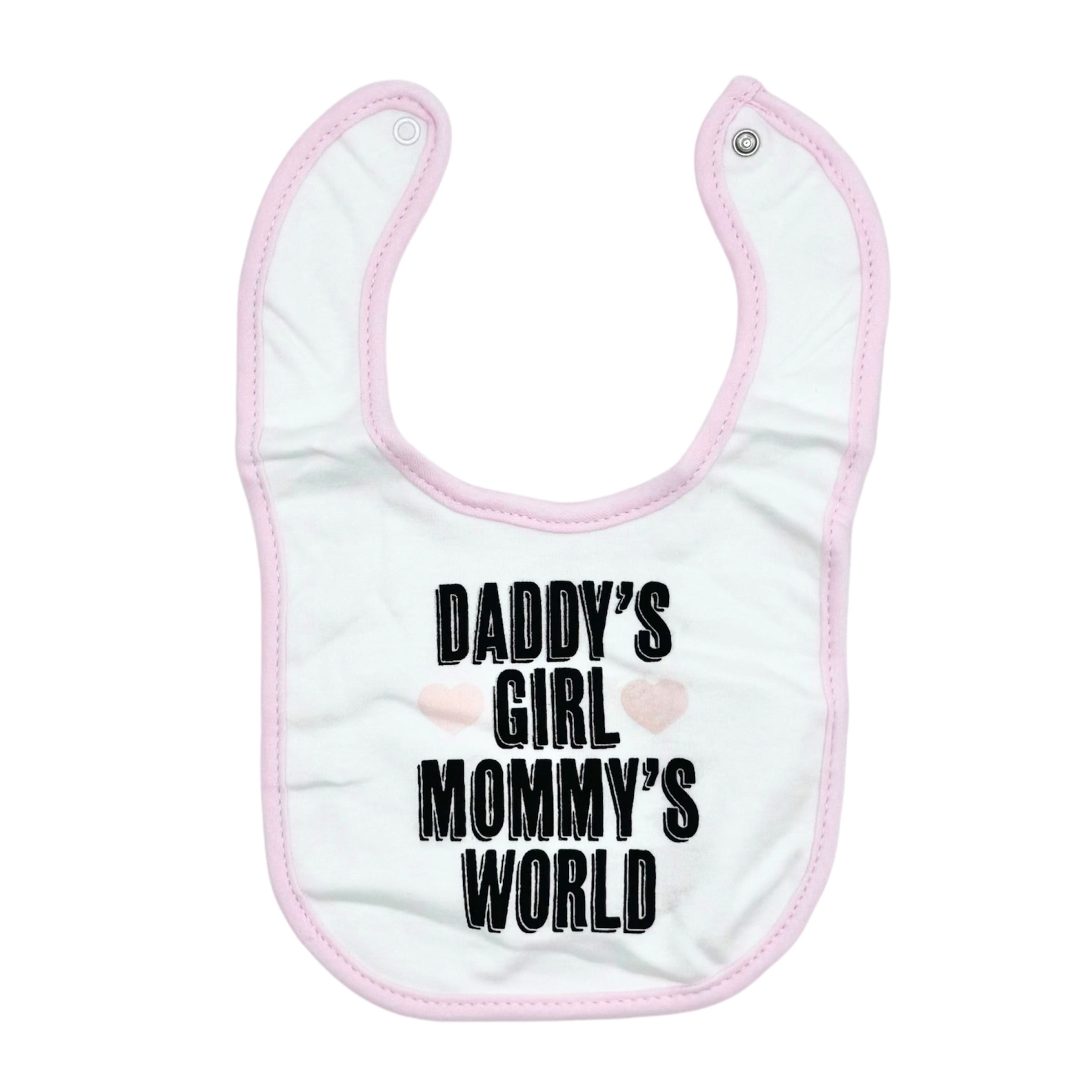 BABY HEART THEMED BIBS PACK 5