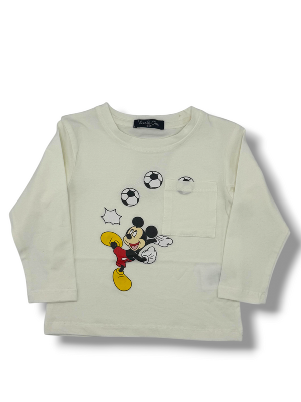 BOY MICKEY MOUSE  FULL SLEEVES SHIRT