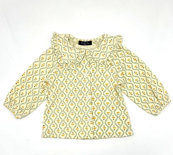 BABY GIRL FANCY FLORAL TOP