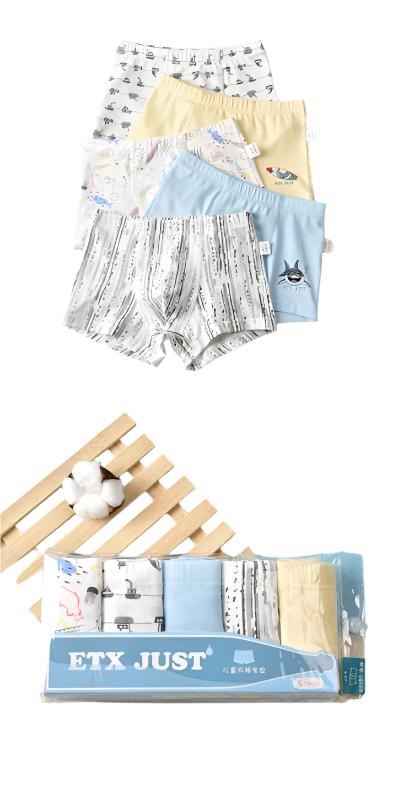 BOYS BOXERS MULTI-COLOURED PACK 5