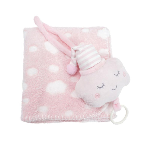 BABY COZY BLANKET W MUSICAL SOFT TOY