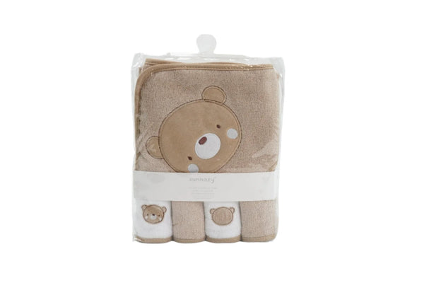 BABY BATH & FACE TOWELS SET