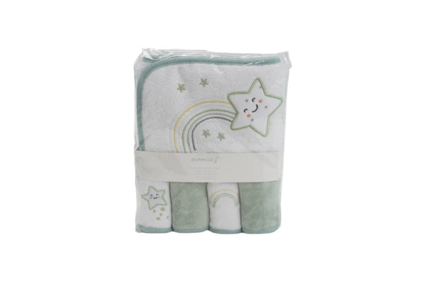 BABY BATH & FACE TOWELS SET